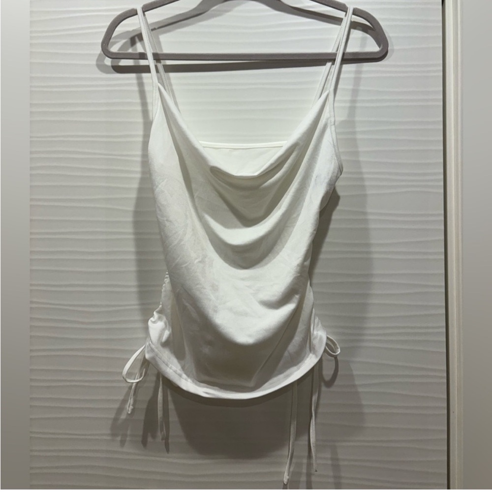 3 Tie-at-sides Camisole Tops - Picture 3 of 4